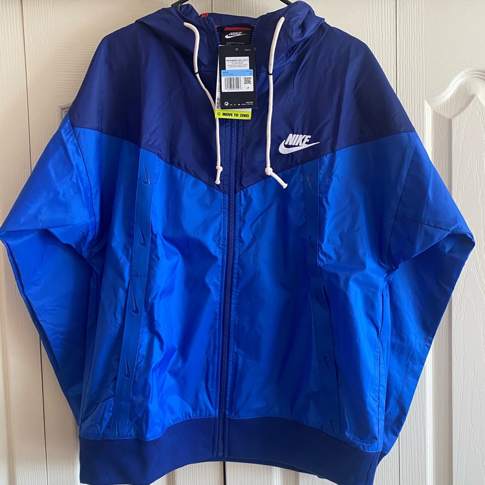 Nike Windrunner Jacket Blue - Size Medium